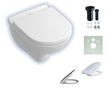 KERAMIKSET WANDHÄNGENDES TIEFSPÜL-WC VILLEROY & BOCH O.NOVO COMPACT 56881001
