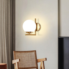 Zmh e27 glas - wandleuchte, innen
