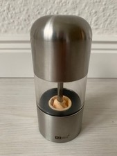 AdHoc Gewürzmühle, chrom matt, 12 cm hoch, 5 cm Durchmesser