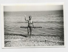 Z3086 Foto 60er Jahre Künstlerischer Akt hübsche Frau Frauen Strand