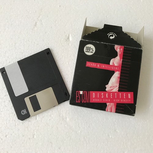 10x diskette schwarz - 3,5",