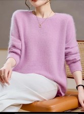 Kaschmir + Wolle pullover Damen