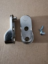 2x Ovale Garderoben Hängeschiene Beschläge Rohr Kleiderendbügel 