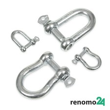 Schäkel gerade & geschweifte Form verzinkt Verbinder