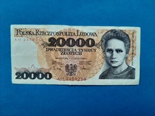 1 x 20 000 Zlotych Polen /