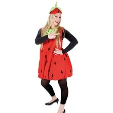 Kostüm Erdbeere Plüsch Gr