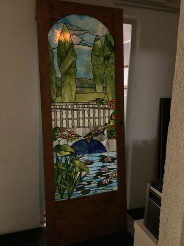 Bleiglasstür