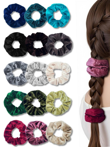 Stücke scrunchies samt - stücke,