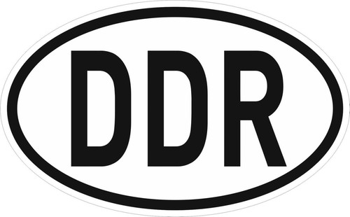 Ddr aufkleber sticker - ddr,