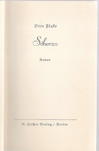 Otto flake scherzo 1936 - flake,