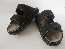 BJÖRNDAL ° tolle Clogs Gr. 31 schwarz Leder Jungen Schuhe Pantoffel Schlappen 