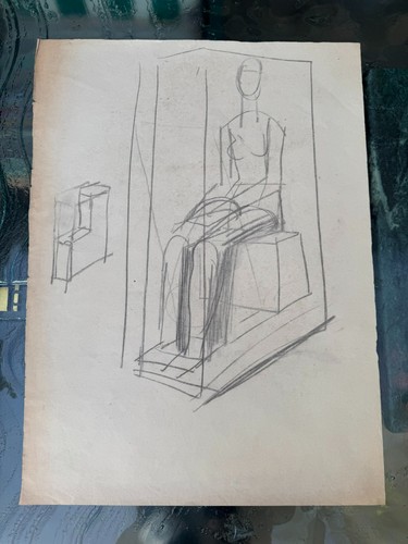Antike zeichnung 41x61cm - antike,