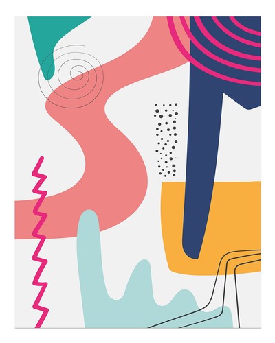 Colorful abstract wall - , art