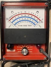 VOLT-OHM METER LICHTMASCHINE DIODENTESTGERÄT analog Oldtimer Gebr. Top Zustand