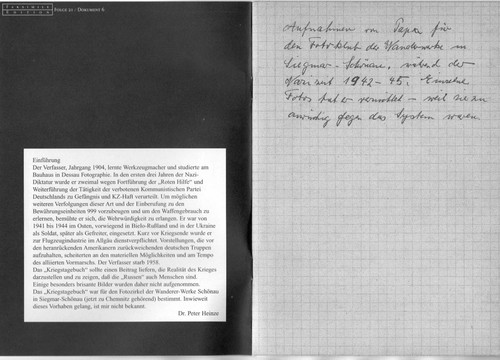 Kriegstagebuch fotoalbum 1942 - kriegstagebuch/fotoalbum,