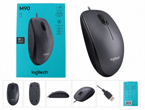 Logitech m90 1000 dpi maus - logitech,
