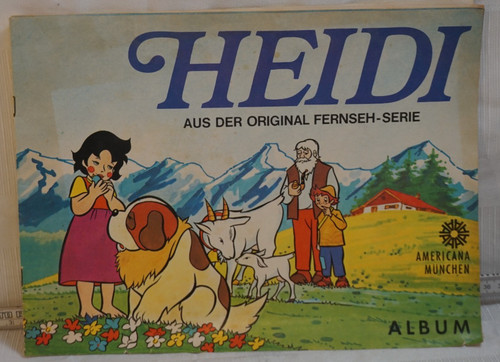 Heidi stickeralbum fast voll - heidi,