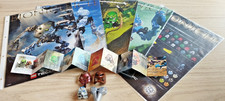Lego Bionicle 2000/01, 5 Poster, 2 Masken, 1 Brustpanzer, 1 Kopf, gebraucht