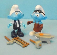 ZIMMERMANN + SCHMIED Schlumpf = 2 Figuren komplett DE AGOSTINI TOP