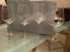 4 Rotweingläser Rotweinkelche Bordeaux-Gläser groß stilvoll