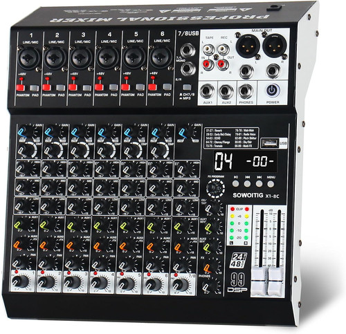 Audio mixer professional - audio, 8