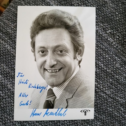 Hans rosenthal handsignierte - hans,