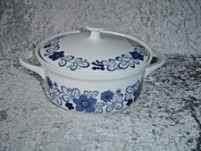 Traumschöne Blau/Weiß Porzellan Gemüse Kartoffel Suppe  KAHLA, wie neu