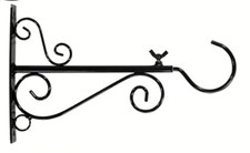 Wandarm ausziehbar für Weihnachtsstern Laterne Blumenampel ... Metall Haken Wand