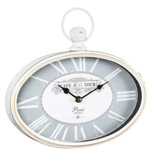 Wanduhr cafe tour oval - la,