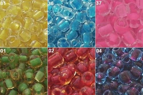 20g rocailles 4mm perlen klar - rocailles,