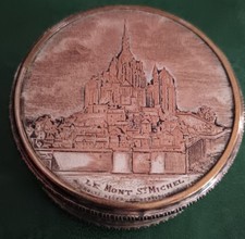 Vintage runde Schachtel und