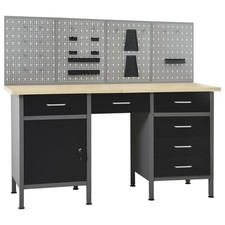 Werkbank mit werkzeugwänden - werkbank, 4