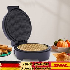 1200W Waffeleisen & Kegel Hörncheneisen für dünne Eiswaffel Waffelautomat