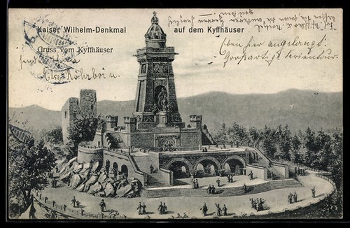 Postcard kyffhäuser kaiser - postcard,