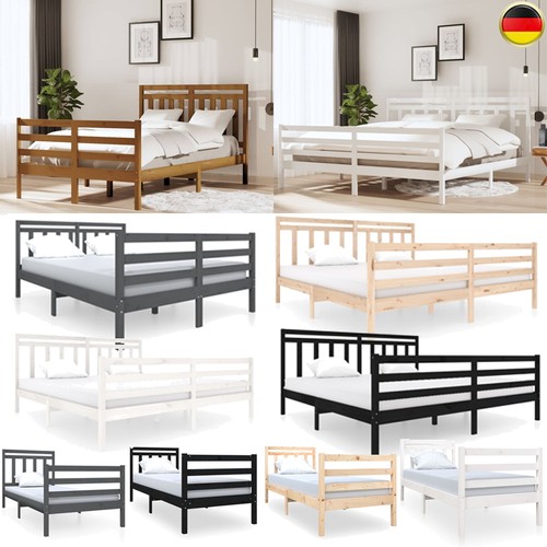 Holzbett massivholzbett - holzbett,