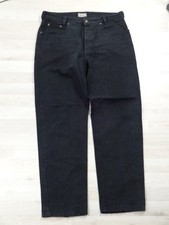 Joker Jeans Hose Schwarz W34 L30 mit Mängeln #ADH805