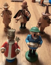 5 x Räuchermann DDR Expertic Erzgebirge