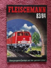 Fleischmann Katalog 83/84, Spur H0, N und  Rennbahn, Guter Zustand, "Komplett"