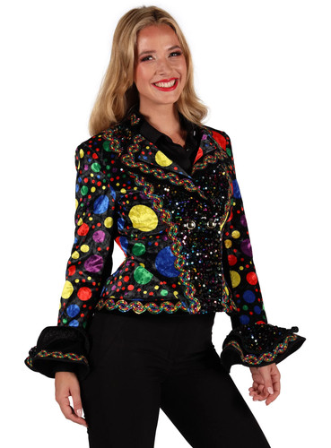 Konfetti karnevalsjacke - konfetti,