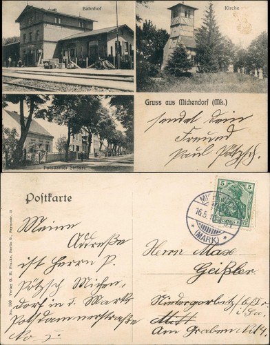 Ansichtskarte michendorf - ansichtskarte,