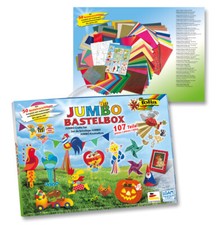 folia Jumbo Bastel - Koffer mit 107 Teilen  # 9500.0690