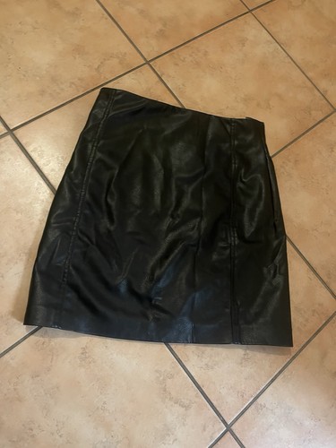 Kunstleder minirock - h&m,