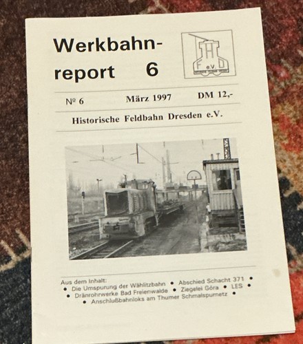 Zeitschrift werkbahnreport - zeitschrift,
