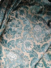 Antiker Brokatstoff rot & gold