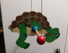 Purzelbaum- Jojo-  Schildi  Schildkröte  aus Holz