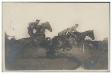 XX2518/ Pferderennen  Soldaten Foto AK 1908