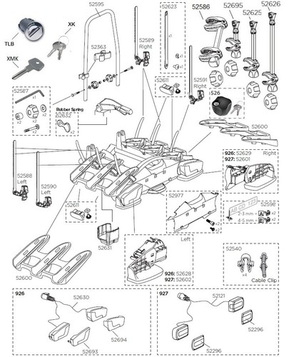 Thule velocompact 924 925 926 - 925,