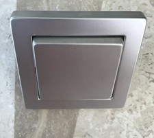 Gira Edelstahl E2 Wechsel Schalter mit Rahmen IP44 Komplettset