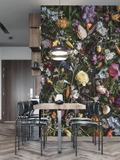 3D Blume Muster Q4190 Tapete Wandgemälde Fototapete Selbstklebend Panda