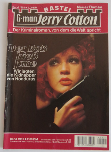 Jerry cotton erstauflage band - jerry,